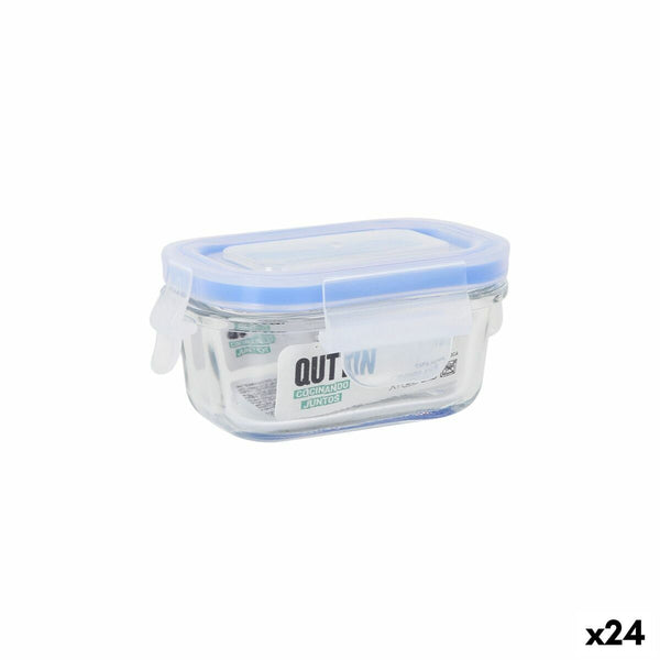 Lunchbox Inde Quttin rechteckig 120 ml 11 x 8 x 5,1 cm (24 Stück)