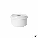 Aschenbecher Weiß 11 x 11 x 7 cm Gastronomie (48 Stück)
