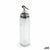 Ölfläschchen Quttin OTTICO Durchsichtig Silberfarben Glas 0,5 L 6 x 6 x 30,5 cm (24 Stück)