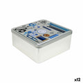 Mehrzweckbox Confortime Tailor Metall 19,7 x 19,7 x 8 cm (12 Stück)