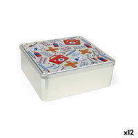 Mehrzweckbox Confortime Nurse Metall 23,7 x 22,2 x 8,9 cm (12 Stück)