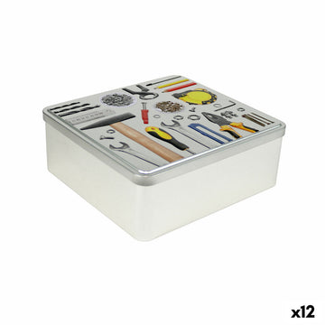 Mehrzweckbox Confortime Tools Metall 23,7 x 22,2 x 8,9 cm (12 Stück)