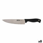 Küchenmesser Quttin Dynamic Schwarz Silberfarben 20 cm (8 Stück)