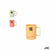 Tasse Kaffee und Tee La Mediterránea Love & Peace 90 ml (36 Stück)