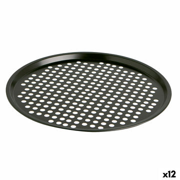 Pizzablech Quid Sweet Grey Schwarz Metall 30 x 0,9 cm (12 Stück)