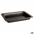 Ofenpfanne Quid Sweet Grey Schwarz Metall 36 x 24 x 4 cm (12 Stück)