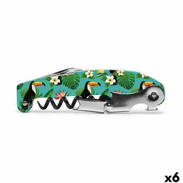 Korkenzieher Koala Bodega Metall 10,7 x 1,4 x 3,3 cm Bunt (6 Stück)