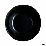 Suppenteller Luminarc Zelie Negro Schwarz Glas Ø 20 cm (12 Stück)
