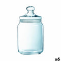 Topf Luminarc Club Durchsichtig Glas 2 L (6 Stück)