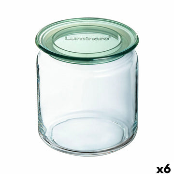 Topf Luminarc Pure Jar grün Glas 750 ml (6 Stück)