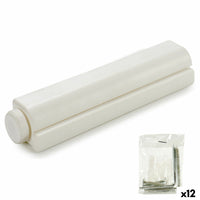 Wäscheständer Kipit 21940 Weiß Nylon Polypropylen 34,5 x 6 x 6 cm Ausziehbar (12 Stück)