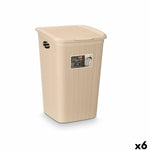 Container-Eimer Stefanplast Creme Kunststoff 50 L 36 x 54,5 x 38 cm (6 Stück)
