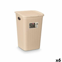 Container-Eimer Stefanplast Creme Kunststoff 50 L 36 x 54,5 x 38 cm (6 Stück)