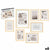 Fotorahmen SF5014-7 natürlich Holz MDF Eukalyptusholz (6 Stück)