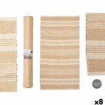 Teppich Gift Decor Weiß Braun 70 x 140 cm (8 Stück)