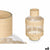 Dekorative Flasche Gift Decor Durchsichtig natürlich 16 x 27,5 x 16 cm (6 Stück)