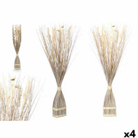 Dekorative Blume Gift Decor Weiß 14 x 100 x 10 cm 8 x 100 x 18 cm (4 Stück)