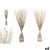 Dekorative Blume Gift Decor Weiß 14 x 100 x 10 cm 8 x 100 x 18 cm (4 Stück)