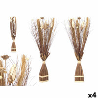 Dekorative Blume Gift Decor Braun 14 x 100 x 10 cm 8 x 100 x 18 cm (4 Stück)