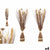 Dekorative Blume Gift Decor Braun 14 x 100 x 10 cm 8 x 100 x 18 cm (4 Stück)