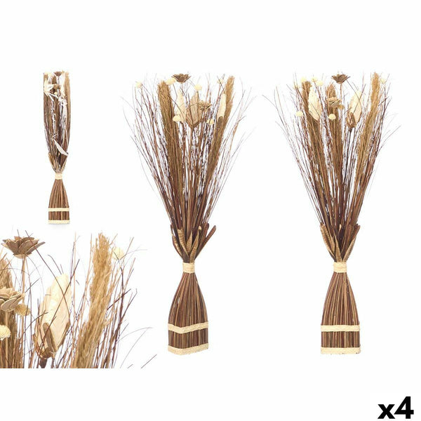 Dekorative Blume Gift Decor Braun 14 x 100 x 10 cm 8 x 100 x 18 cm (4 Stück)