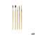 Pinsel Pincello AR1607028 AR1607028 Braun Grau Holz Metall (24 Stück)