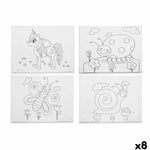 Leinwand Pincello Holz Stoff 8 Stück