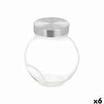 Keksdose Vivalto CW-74-5/TH6 CW-74-5/TH6 Durchsichtig Glas 700 ml 11,5 x 12 x 8 cm (6 Stück)