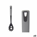 Spaghettilöffel Kinvara Schwarz Grau TPR PBT 7 x 34 x 4 cm (12 Stück)