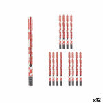 Konfettikanone Rot Papier Pappe Kunststoff 5 x 79 x 5 cm (12 Stück)