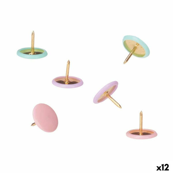 Pinwandnadeln Pincello Bunt Metall (12 Stück)