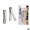 Nagelknipser Berilo 1703240 Silberfarben Metall (12 Stück)