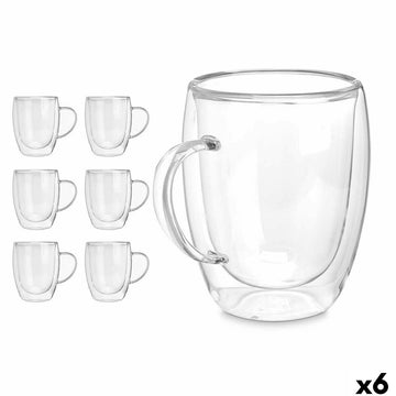 Henkelbecher Vivalto OCT-DG2225L OCT-DG2225L Durchsichtig 340 ml (6 Stück)