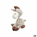 Kuscheltier für Hunde Mascow 239 Weiß Braun 13 x 27 x 17 cm (12 Stück)