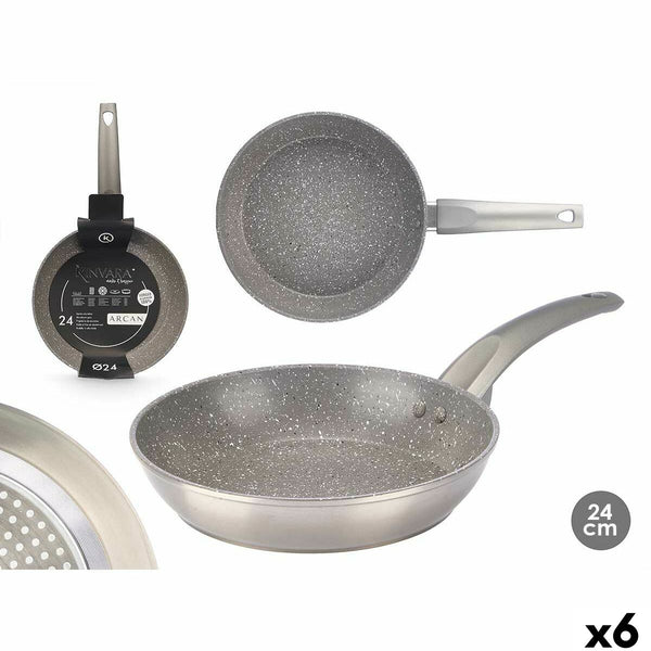 Pfanne Kinvara Silberfarben Aluminium Bakelit Geschmiedetes Aluminium (6 Stück)