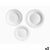 Geschirr-Set Vivalto F-LP100-80-85 F-LP100-80-85 Weiß Opalglas (2 Stück)