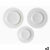 Geschirr-Set Vivalto F-LGCP105-75-85 F-LGCP105-75-85 Weiß Opalglas (2 Stück)