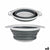 Sieb Kinvara Weiß Grau Polypropylen TPR 25 x 20 x 8,5 cm 25 x 3 x 20 cm 24,5 x 3,5 x 20 cm (6 Stück)