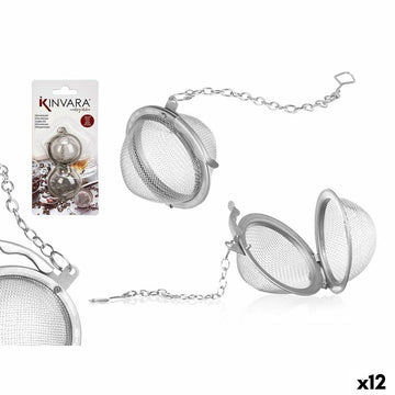 Infusor Kinvara Metall Edelstahl Stahl 8,5 x 18 x 2,5 cm (12 Stück)