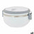 Lunchbox Kinvara SW8034A-1 1 Weiß Grau Anthrazit Edelstahl Polypropylen 700 ml 16 x 9 x 14,5 cm (6 Stück)