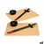 Sushi-Set Kinvara Schwarz natürlich Bambus Porcelæn 16,5 x 3 x 30 cm (8 Stücke) (6 Stück)