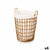 Korb Kipit HX30552 natürlich Polyester Stoff Polypropylen Eisen Kunststoff 50 % Baumwolle (6 Stück)