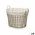 Korb Kipit HX30562 Grau Polyester Stoff Polypropylen Eisen Kunststoff 50 % Baumwolle (6 Stück)
