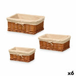 Korbsatz Kipit HX31033S/3 Polyester korb 50 % Baumwolle 39 x 16,5 x 29 cm 3 Stücke