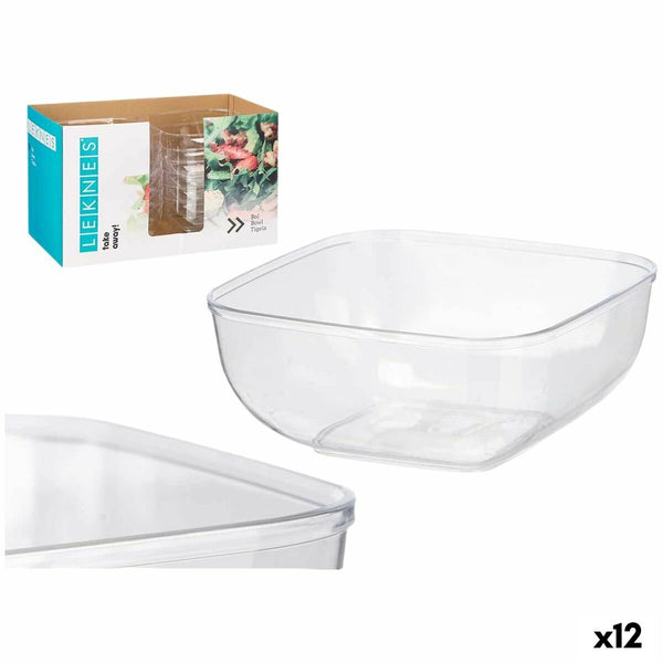 Geschirr-Set Leknes Durchsichtig Kunststoff 5 L 25,5 x 12,3 x 25,5 cm (12 Stück)