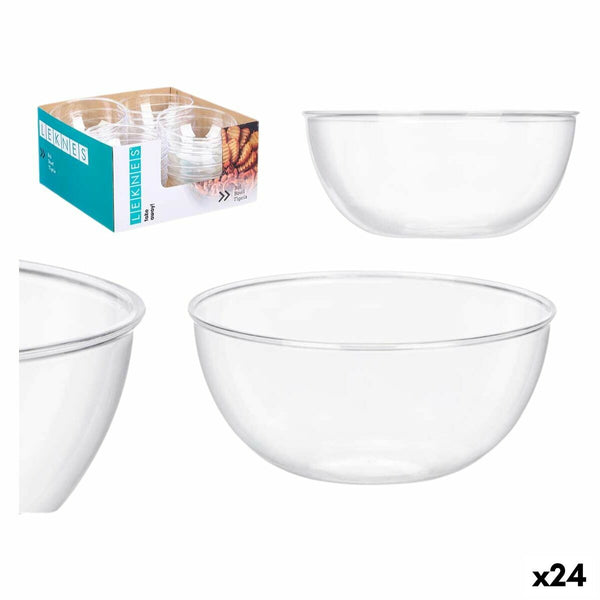Schalenset Leknes Durchsichtig Kunststoff 700 ml 15,2 x 7 x 15,2 cm (24 Stück)