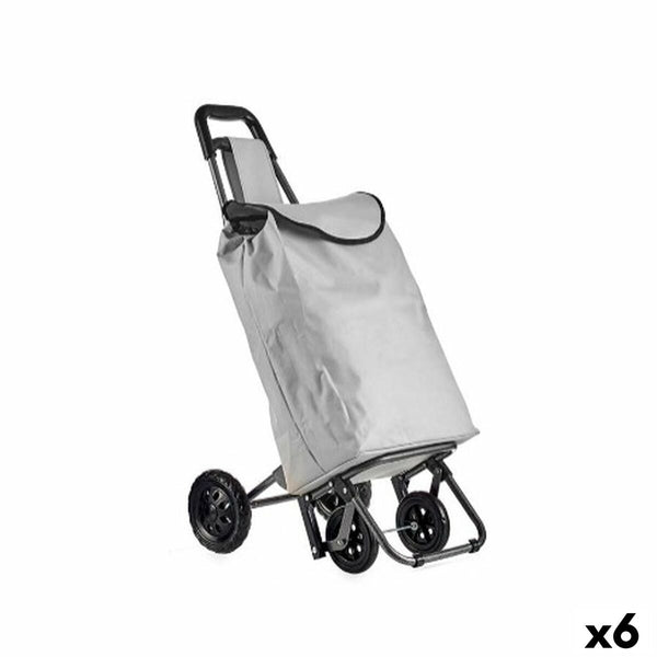 Warenkorb Kinvara Schwarz Grau 30 L 22 x 98 x 38 cm (6 Stück)