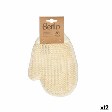 Peeling-Handschuh Berilo Weiß Beige (12 Stück)