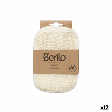 Peeling-Handschuh Berilo Weiß Beige (12 Stück)