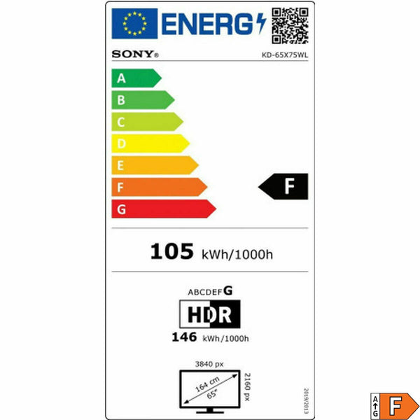 Smart TV Sony X75WL 65" 4K Ultra HD LED HDR D-LED